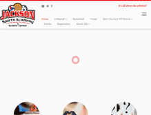 Tablet Screenshot of jacksonsportsacademy.net